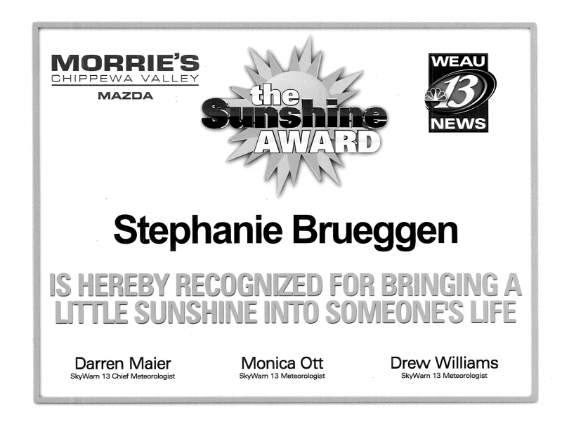 Stephanie Sunshine Award